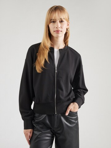 Giacca di felpa di Calvin Klein in nero: frontale