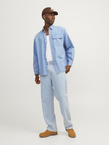 JACK & JONES Regular Fit Hemd 'Wilson' in Blau