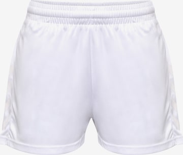 Hummel - Calças de desporto em branco: frente