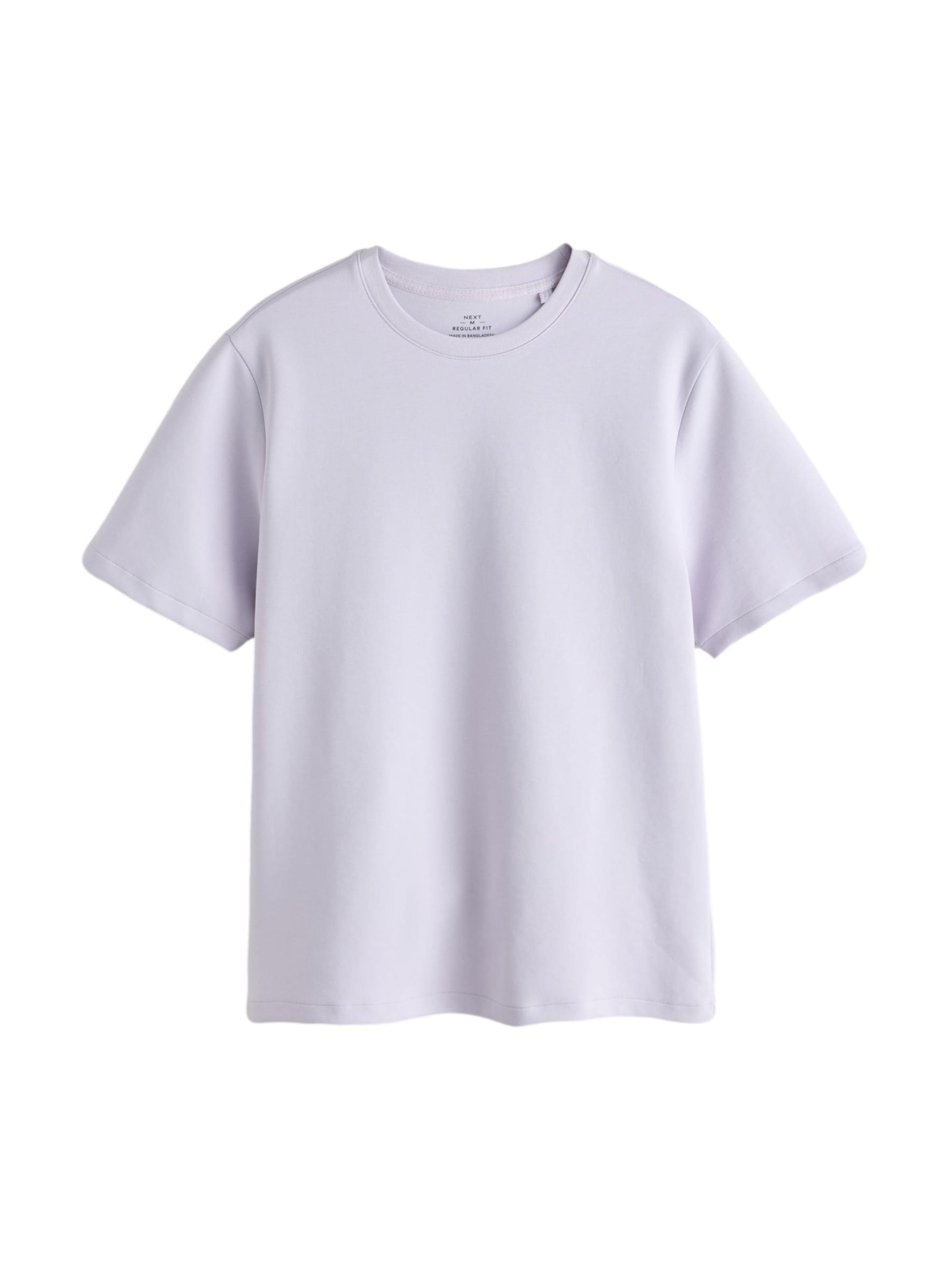T-Shirt Next en violet : devant
