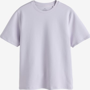 T-Shirt Next en violet : devant