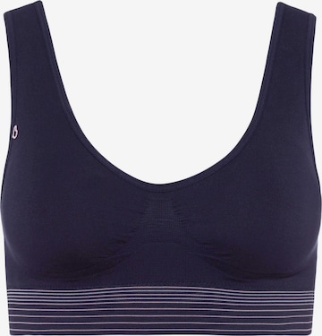 BeeDees Top 'Bustier Comfee Crop Top' in Blue: front
