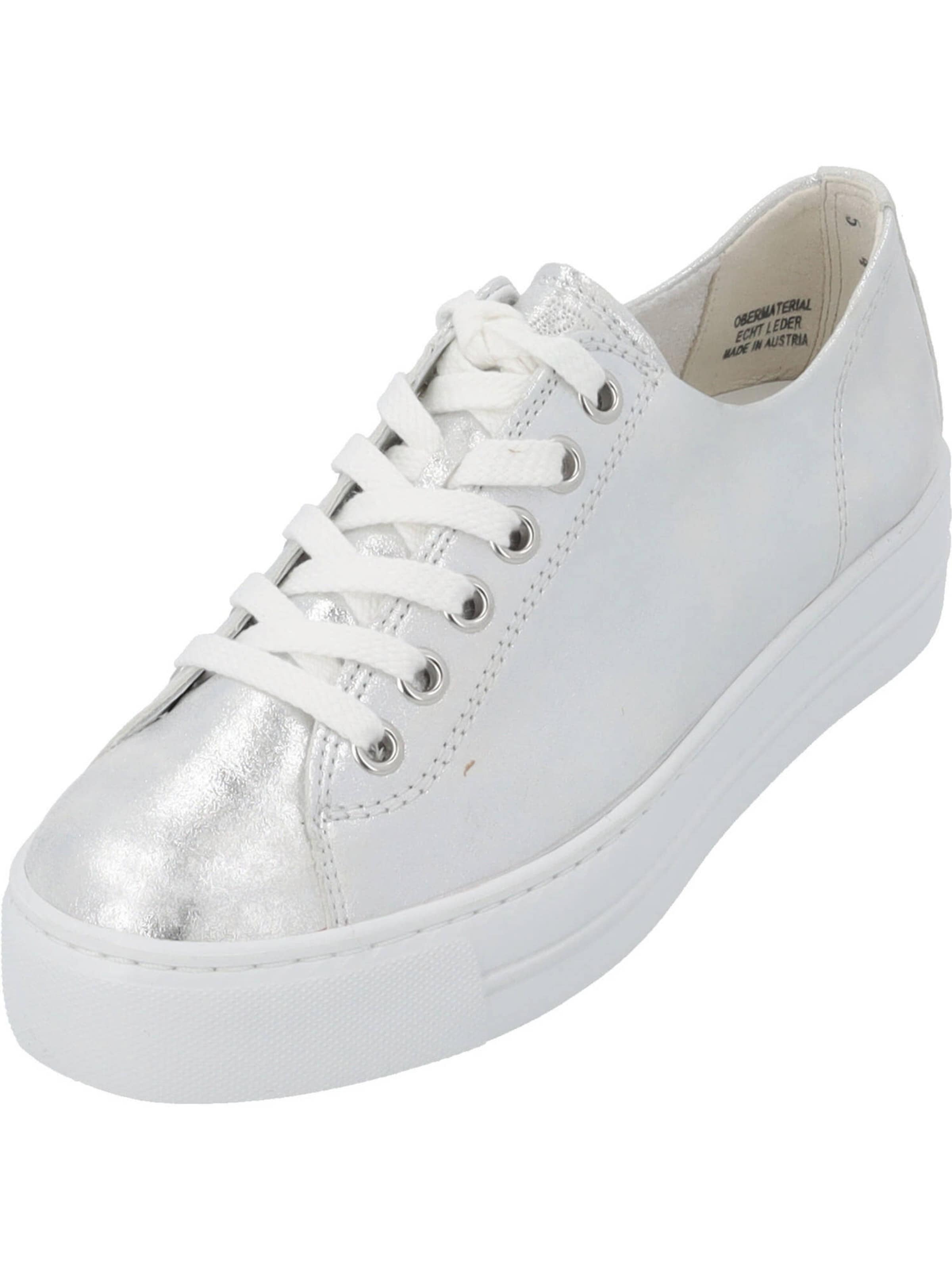 Paul Green Platform trainers in Silver: front