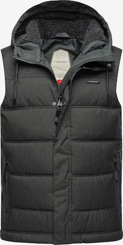 Ragwear Vest 'Seto' in Black: front