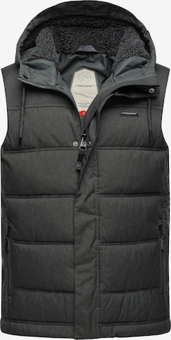 Gilet 'Seto' Ragwear en noir : devant