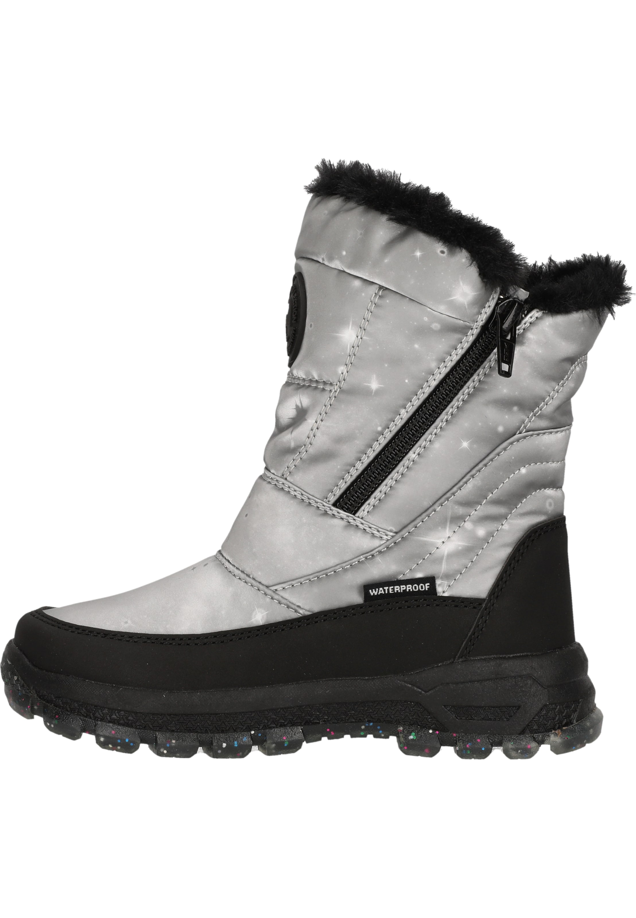 ZigZag Snowboots 'Lamia' in Silber