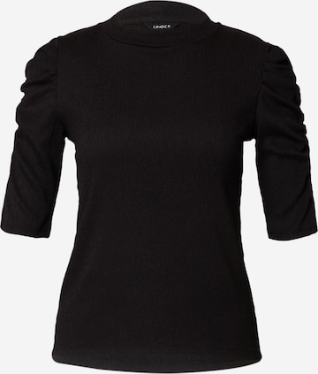 T-shirt 'Lorelai' Lindex en noir : devant
