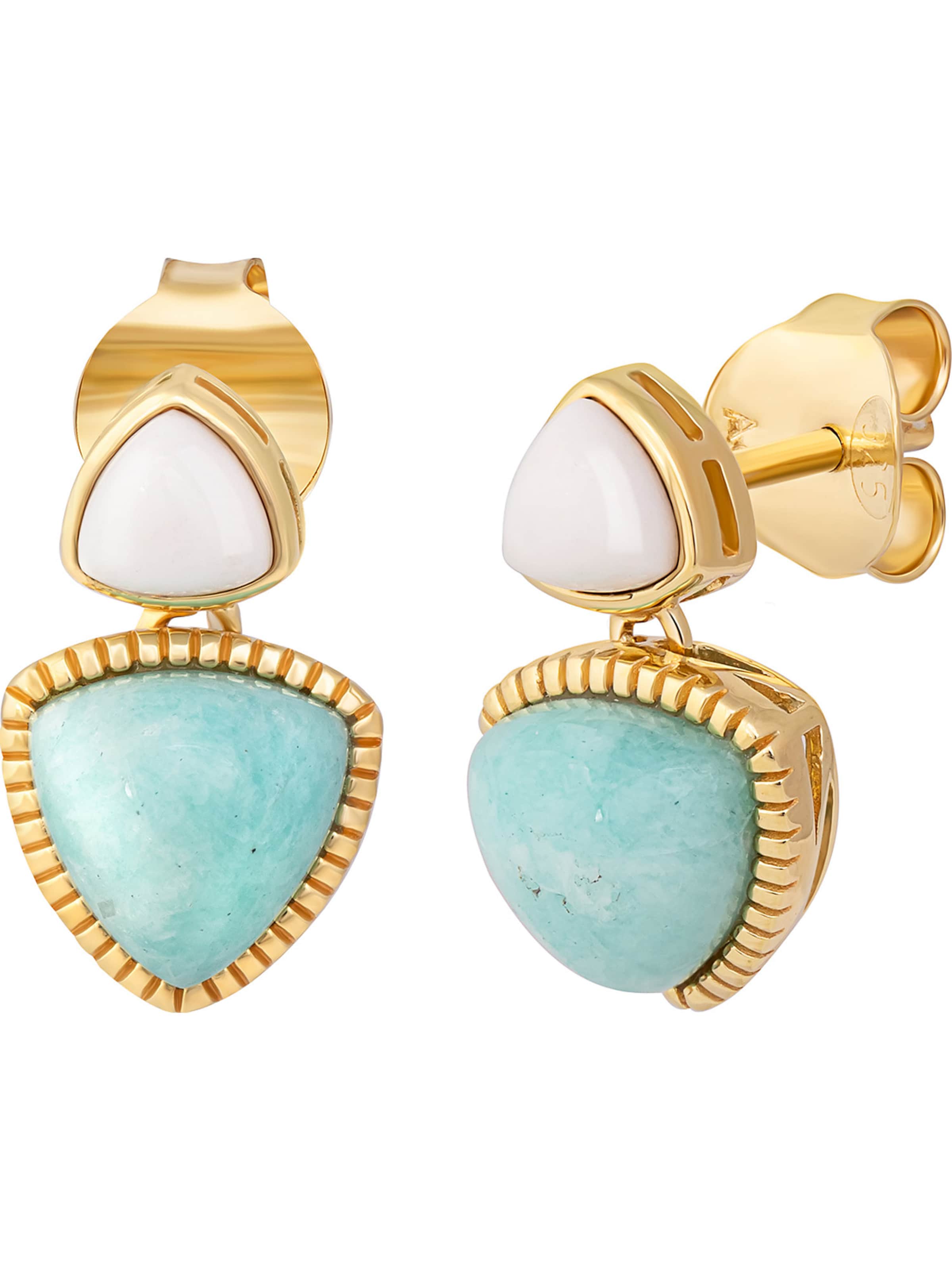 caï Earrings in Gold: front