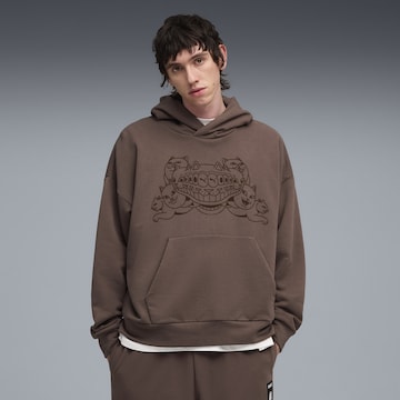 PUMA Sweatshirt 'Puma x Ripndip' in Braun: Vorderseite