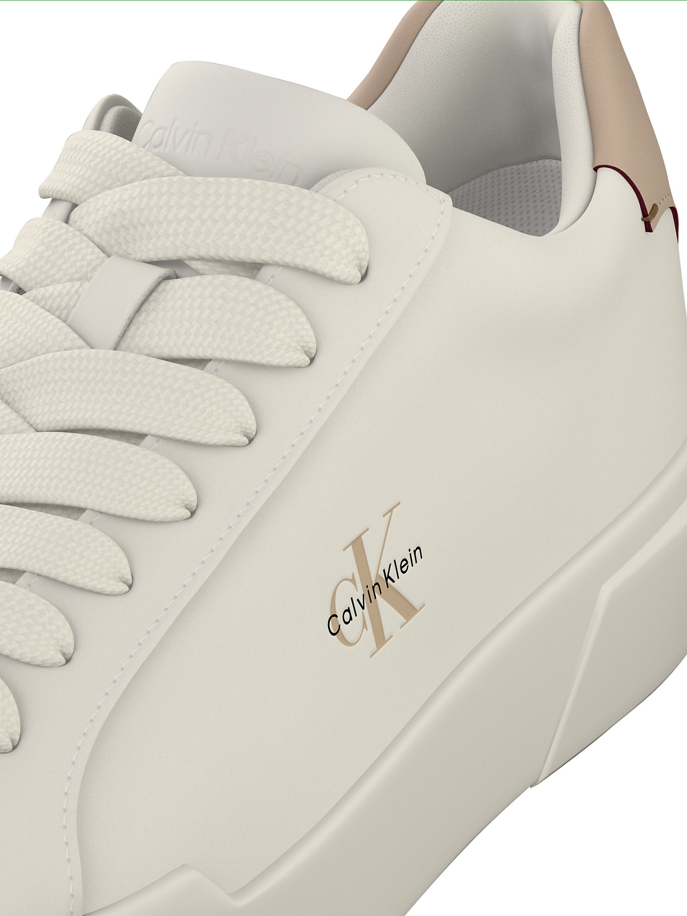 Calvin Klein Platform trainers in Beige