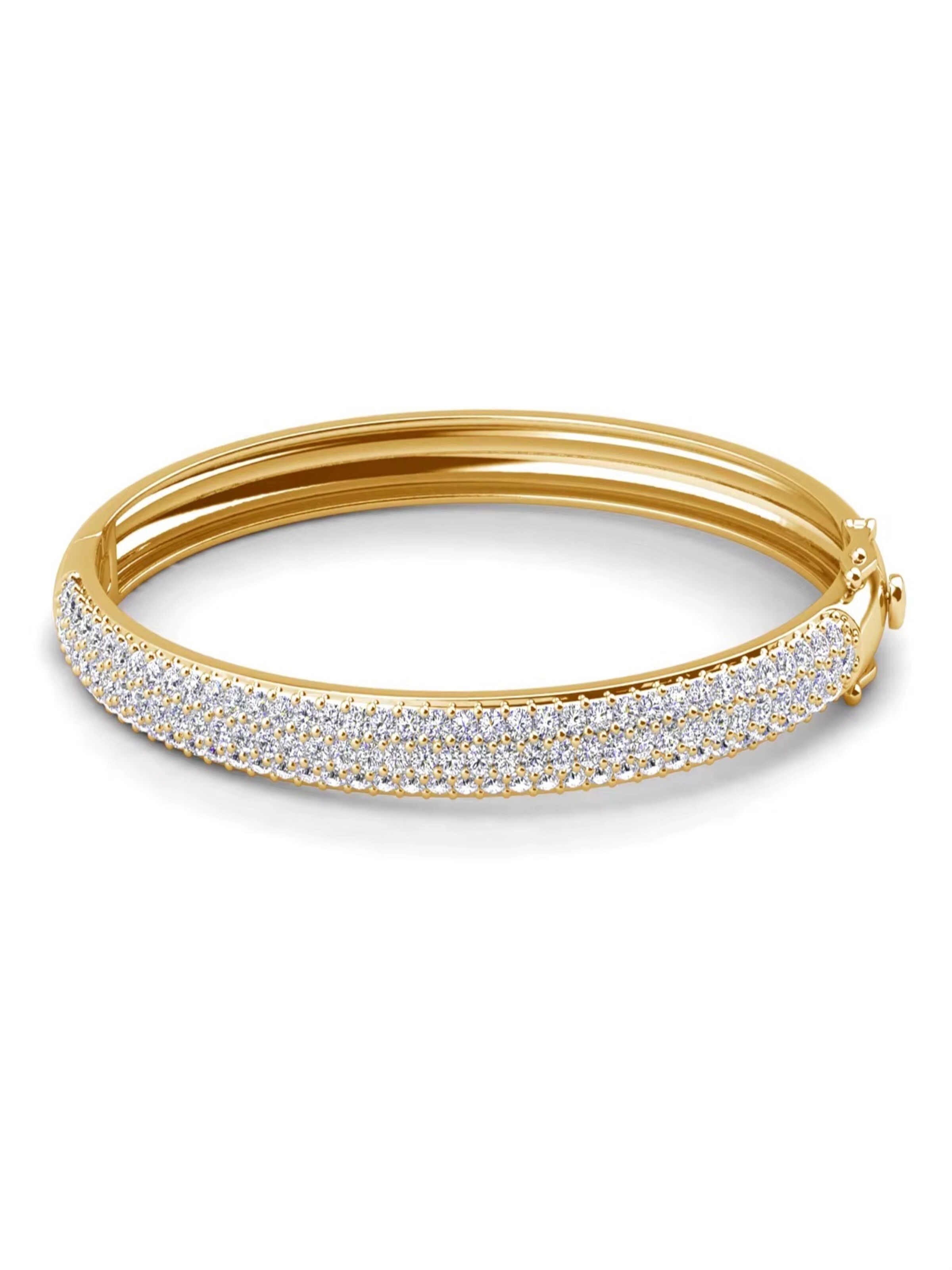 ROUGEMONT Jewellery Bracelet 'Funkelnder Zirconia Armreif Bellina' in Gold