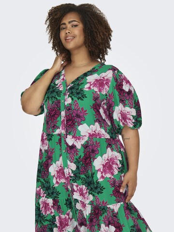ONLY Carmakoma Zomerjurk in Groen