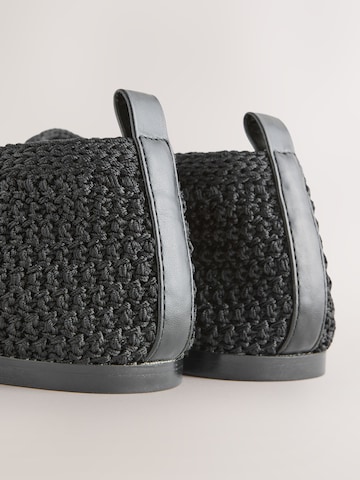 Next - Bailarinas con hebilla 'Forever Comfort' en negro