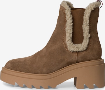 TAMARIS Chelsea Boots i brun