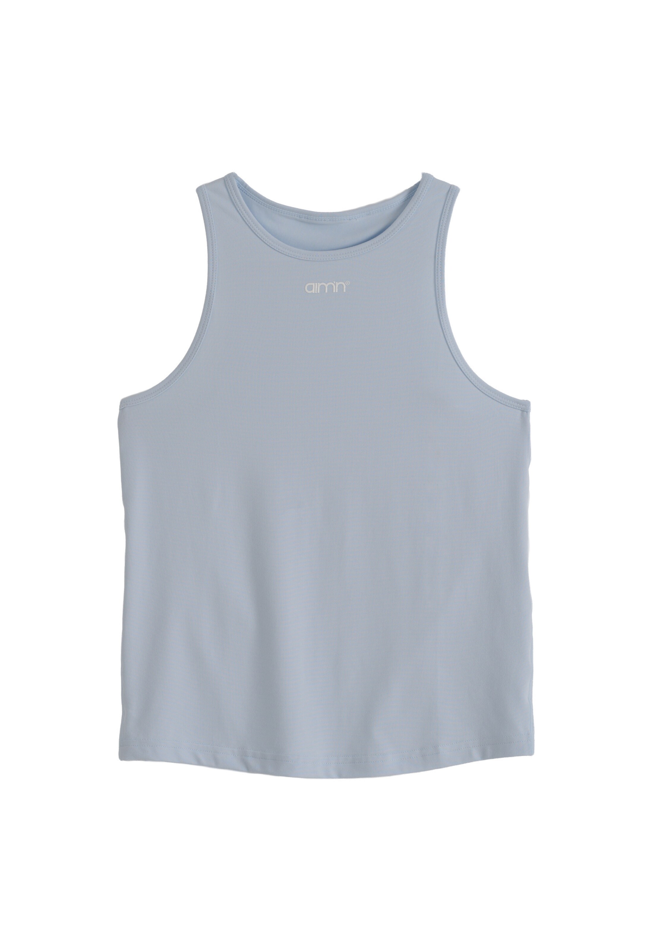 Aim'n Sports Top 'Basic Singlet' in Grey: front