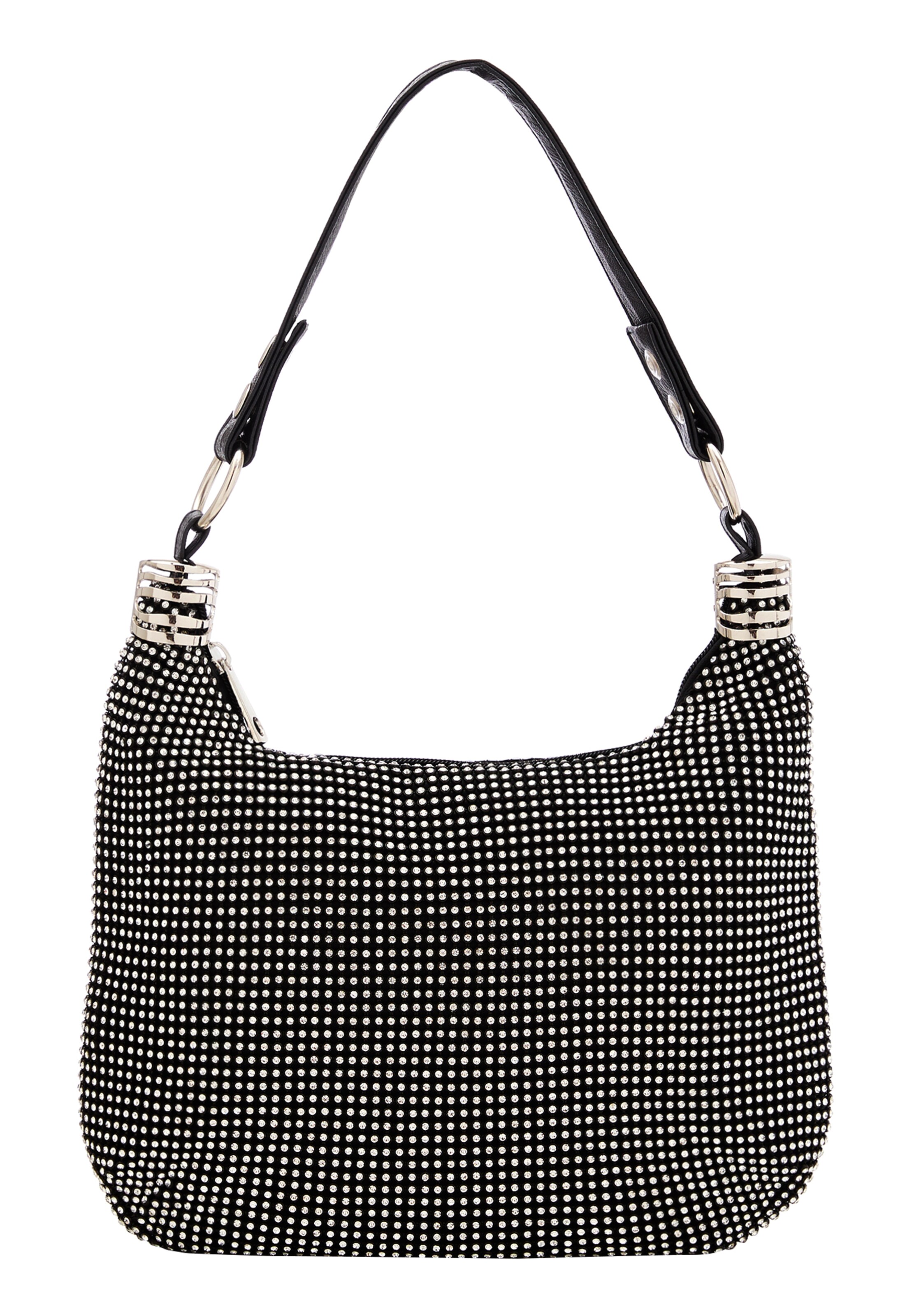 NAEMI Τσάντα χειρός σε μαύρο: μπροστά