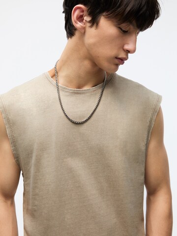 T-Shirt Pull&Bear en beige