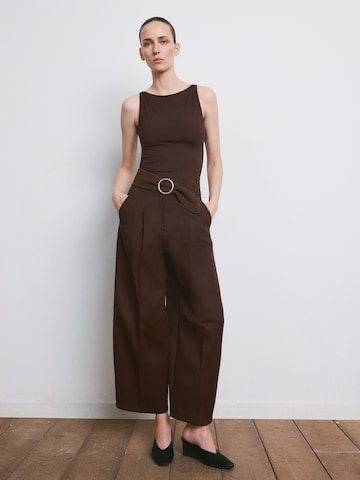 MANGOTop 'TECLA' - smeđa boja