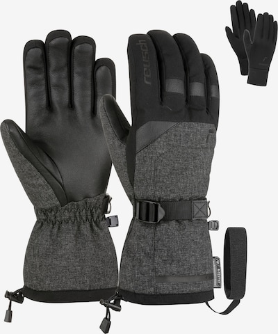 REUSCH Athletic Gloves in Grey / Black, Item view