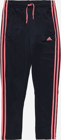 Pantaloni sport de la ADIDAS SPORTSWEAR pe albastru: față