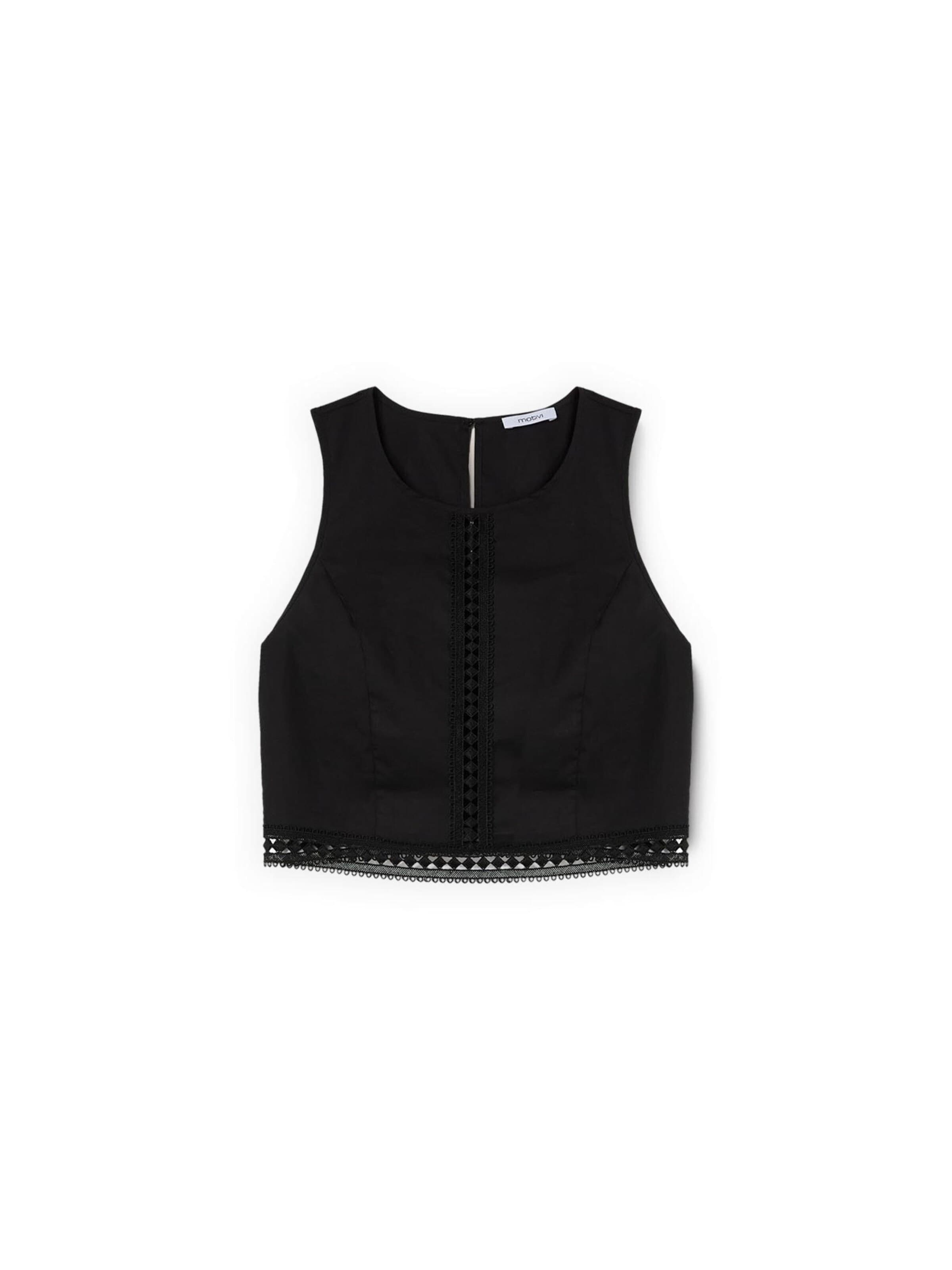 MOTIVI - Top en negro: frente
