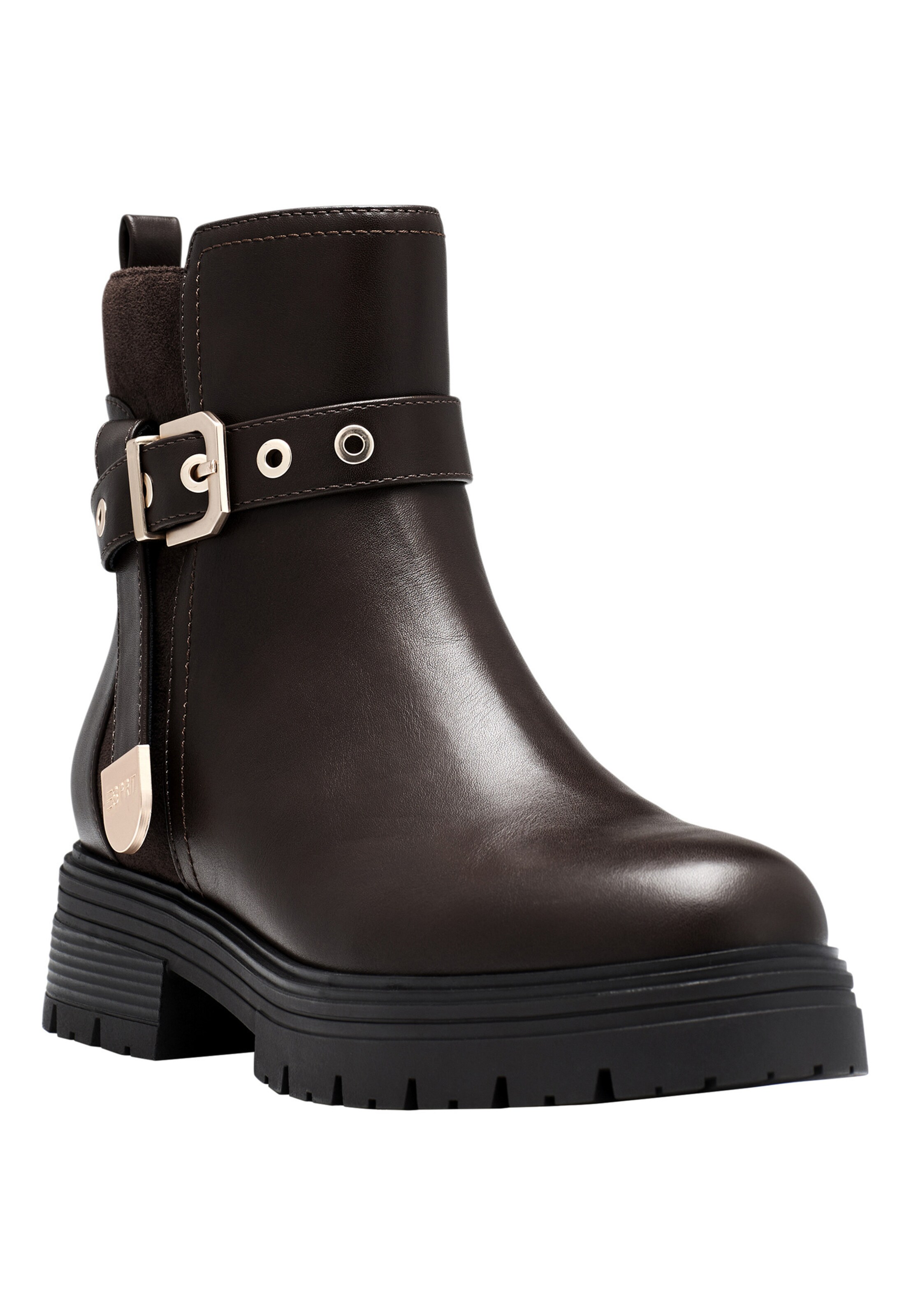 Bottines 'Lilli' Esprit Shoes en marron : devant