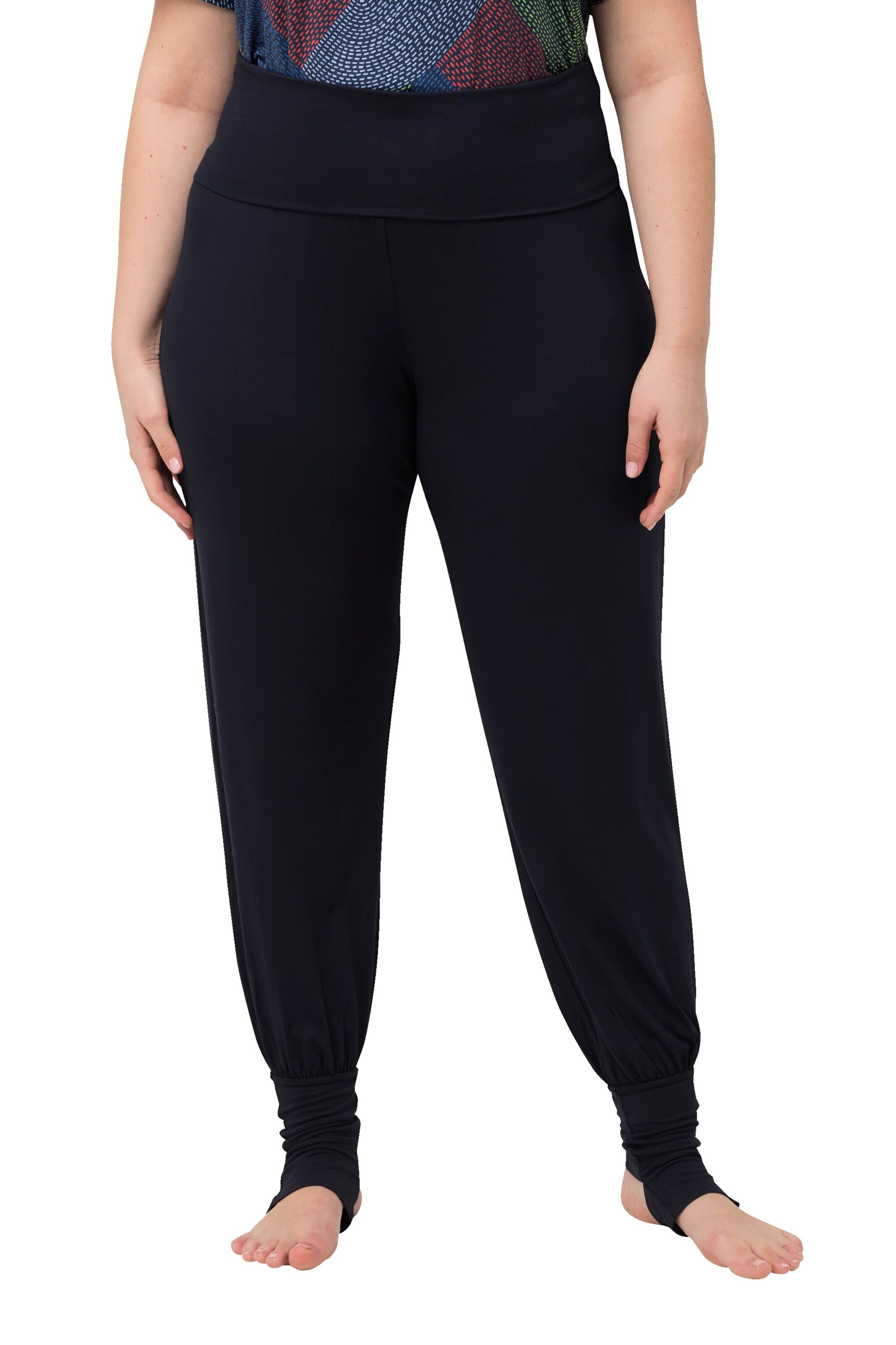 Ulla Popken Regular Sporthose in Blau: Vorderseite