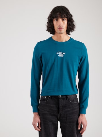 s.Oliver Shirt in Blau: Vorderseite