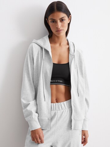 Veste de survêtement ' Heavy Jersey ' Marc O'Polo en gris : devant