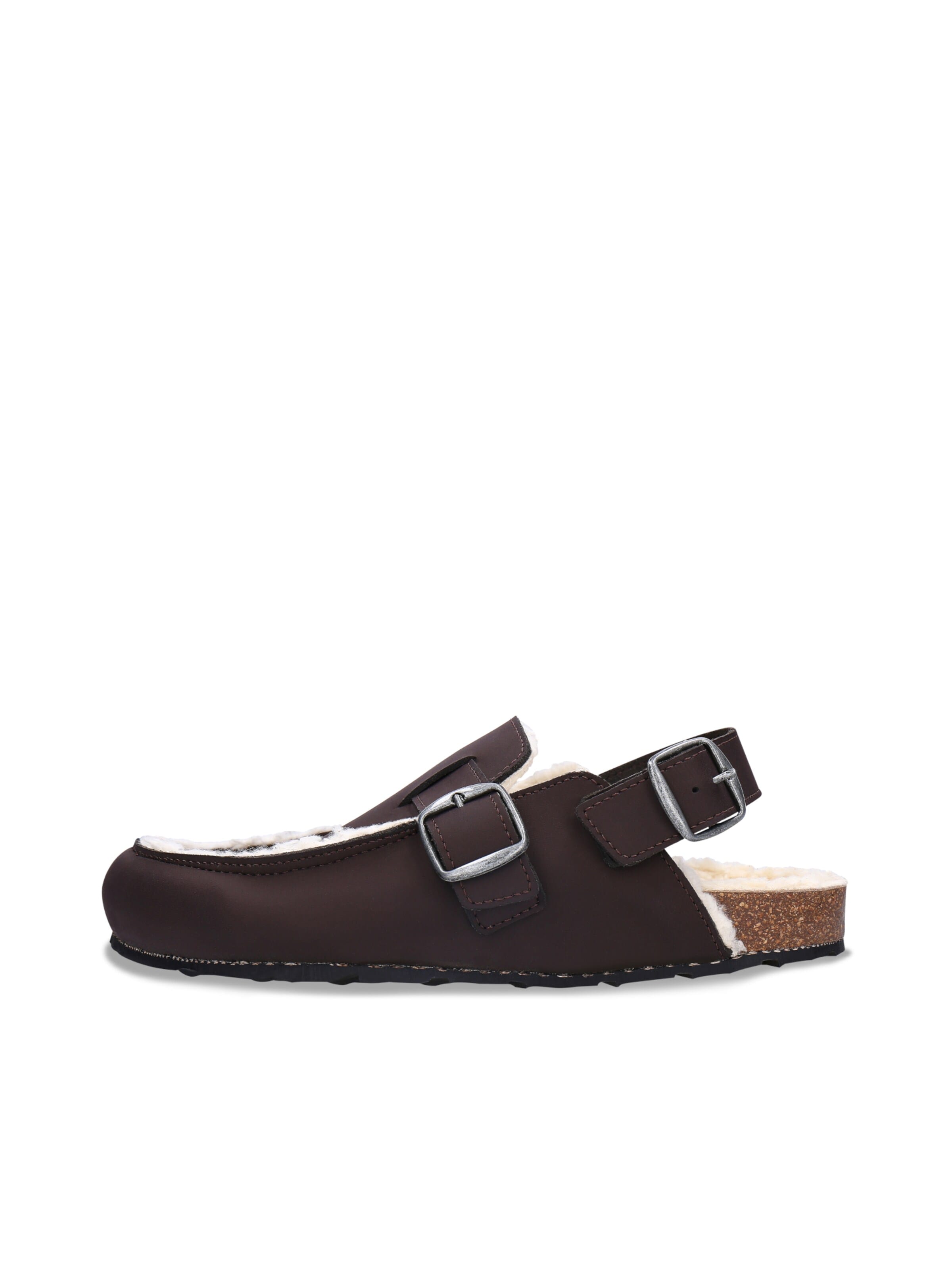 nae Vegan Shoes Puukengät & Crocks-jalkineet 'MEDAN' värissä ruskea: etupuoli