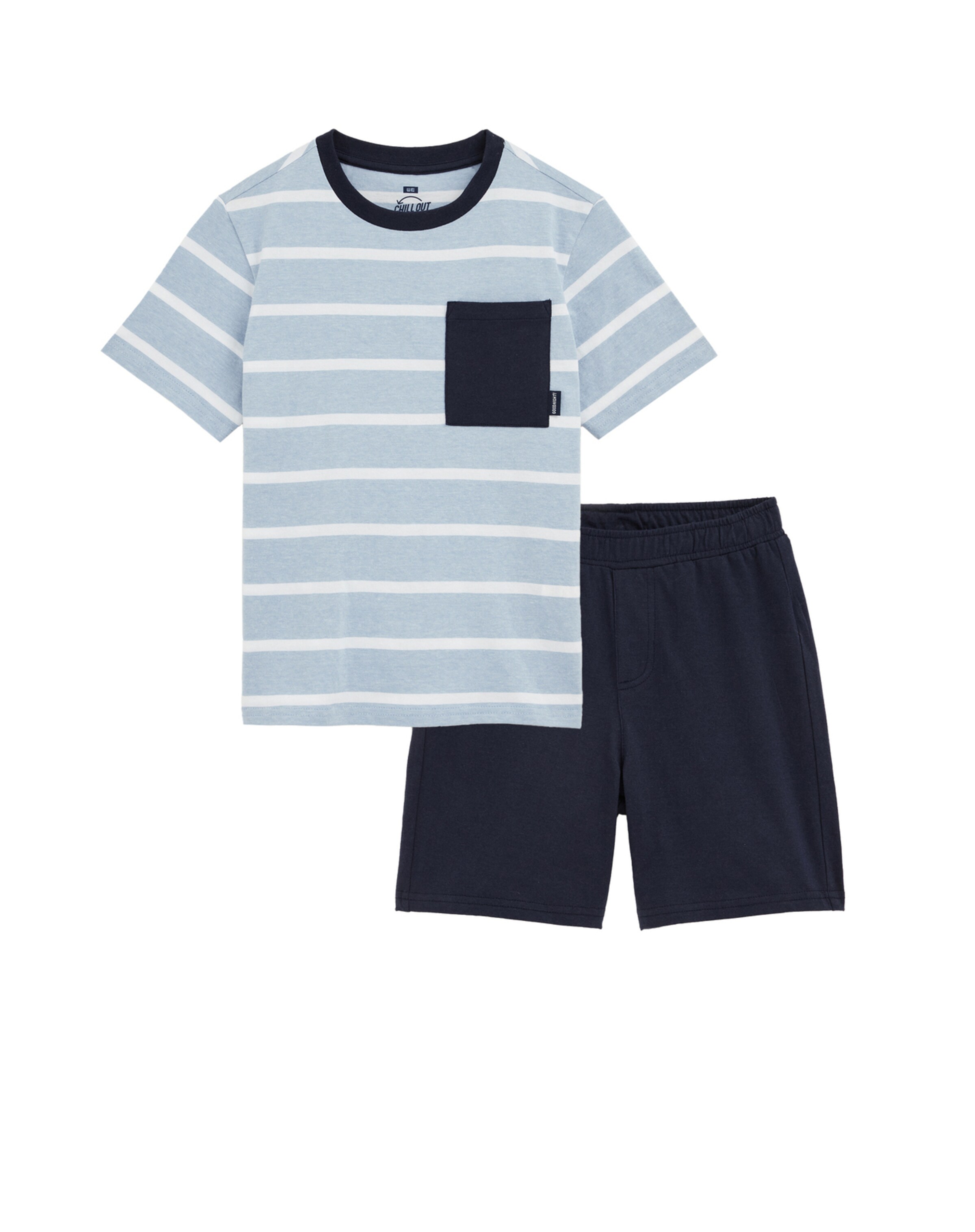 WE Fashion Pyžamo - Modrá: predná strana