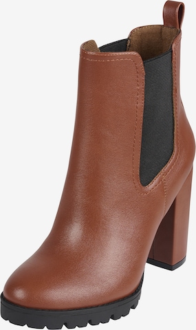 BULLBOXER Chelsea Boots in Brown: front
