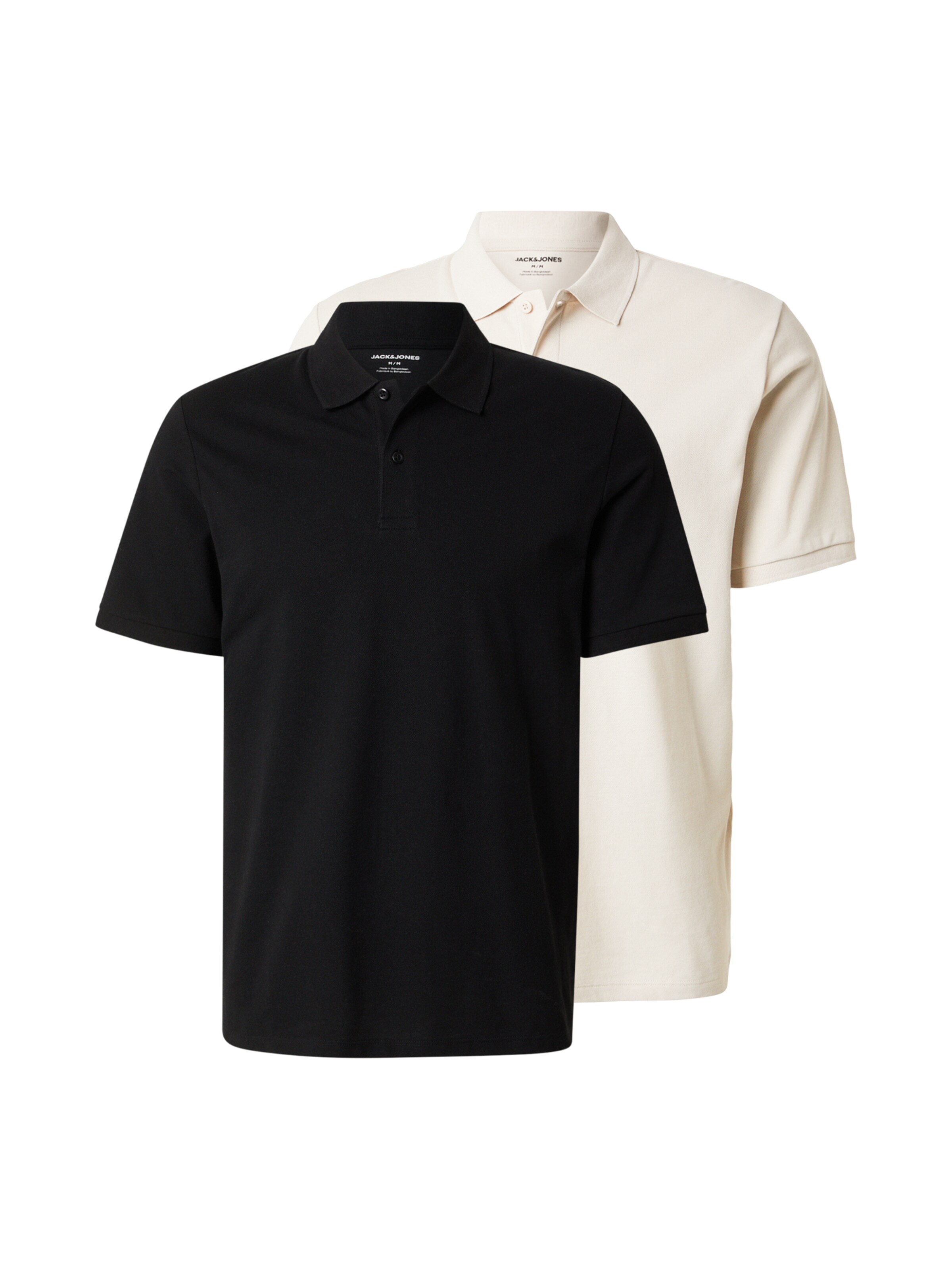 bēšs JACK & JONES T-Krekls 'JJKANE': no priekšpuses