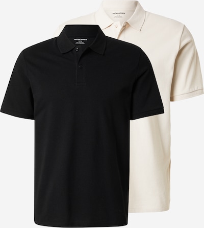 JACK & JONES Paita 'JJKANE' koossa XS värissä beige / musta, Tuotenäkymä