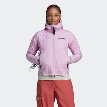 Veste outdoor 'MYSHELTER' ADIDAS TERREX en violet : devant