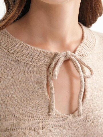 Pull-over 'Pullover' MixRay en beige