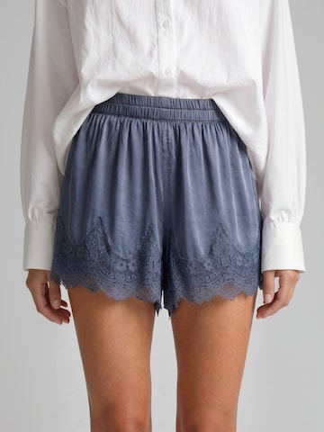 Opal Studio Regular Broek ' Luna ' in Blauw: voorkant