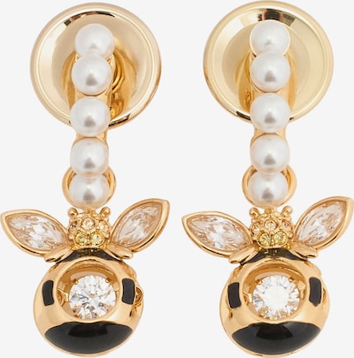 Swarovski Korvakoru värissä kulta / musta / valkoinen, Tuotenäkymä