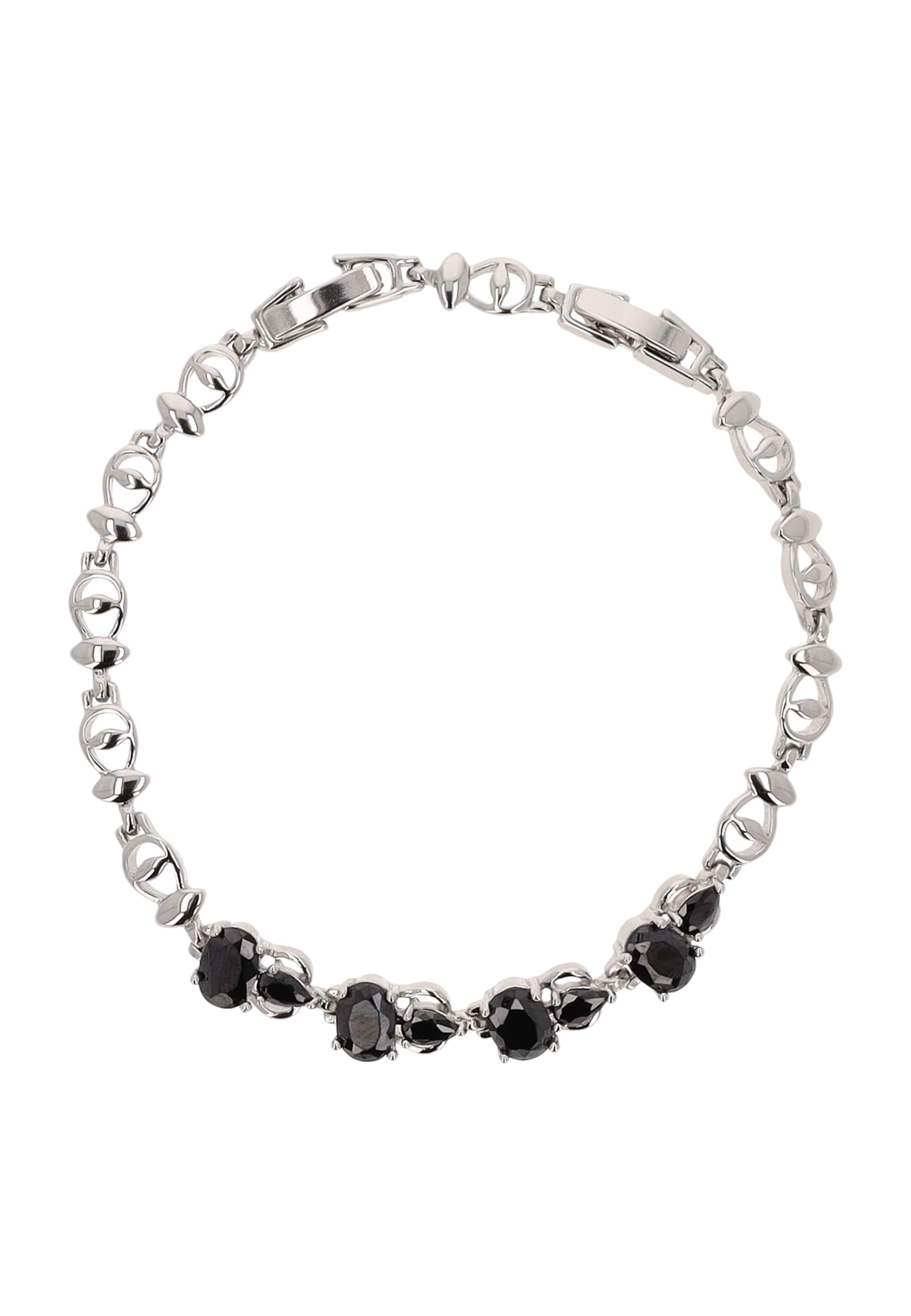 Gaya Armband in Silber: Vorderseite