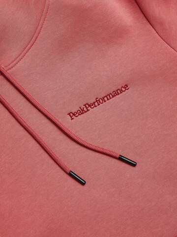 PEAK PERFORMANCE Sweatshirt in Pink