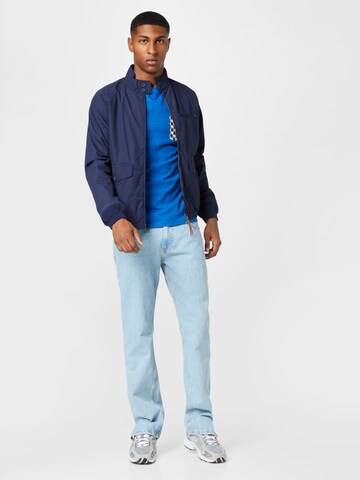 Superdry Between-Season Jacket 'Collegiate Harrington' in Blue