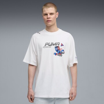 PUMA Functioneel shirt 'PUMA x BMW M Motorsport' in Wit: voorkant