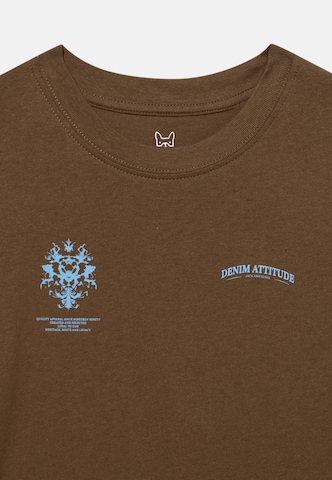 Jack & Jones Junior - Camiseta 'JJTRADITION' en marrón