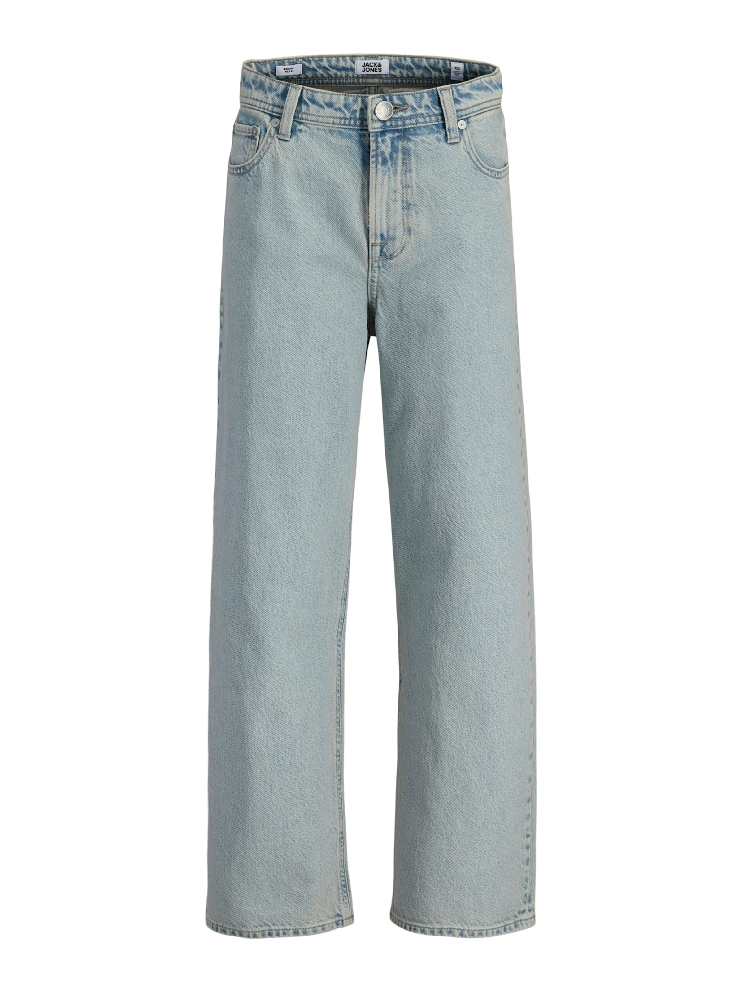 Jack & Jones Junior Wide Leg Jeans 'JJIALEX JJORIGINAL' i blå: forside