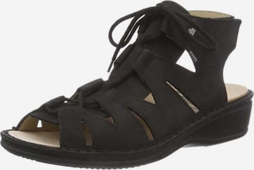 Finn Comfort Sandals in Black: front