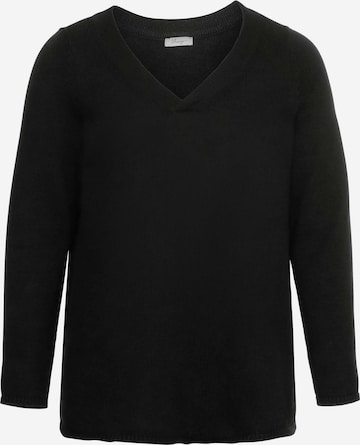 SHEEGO Пуловер в черно: отпред