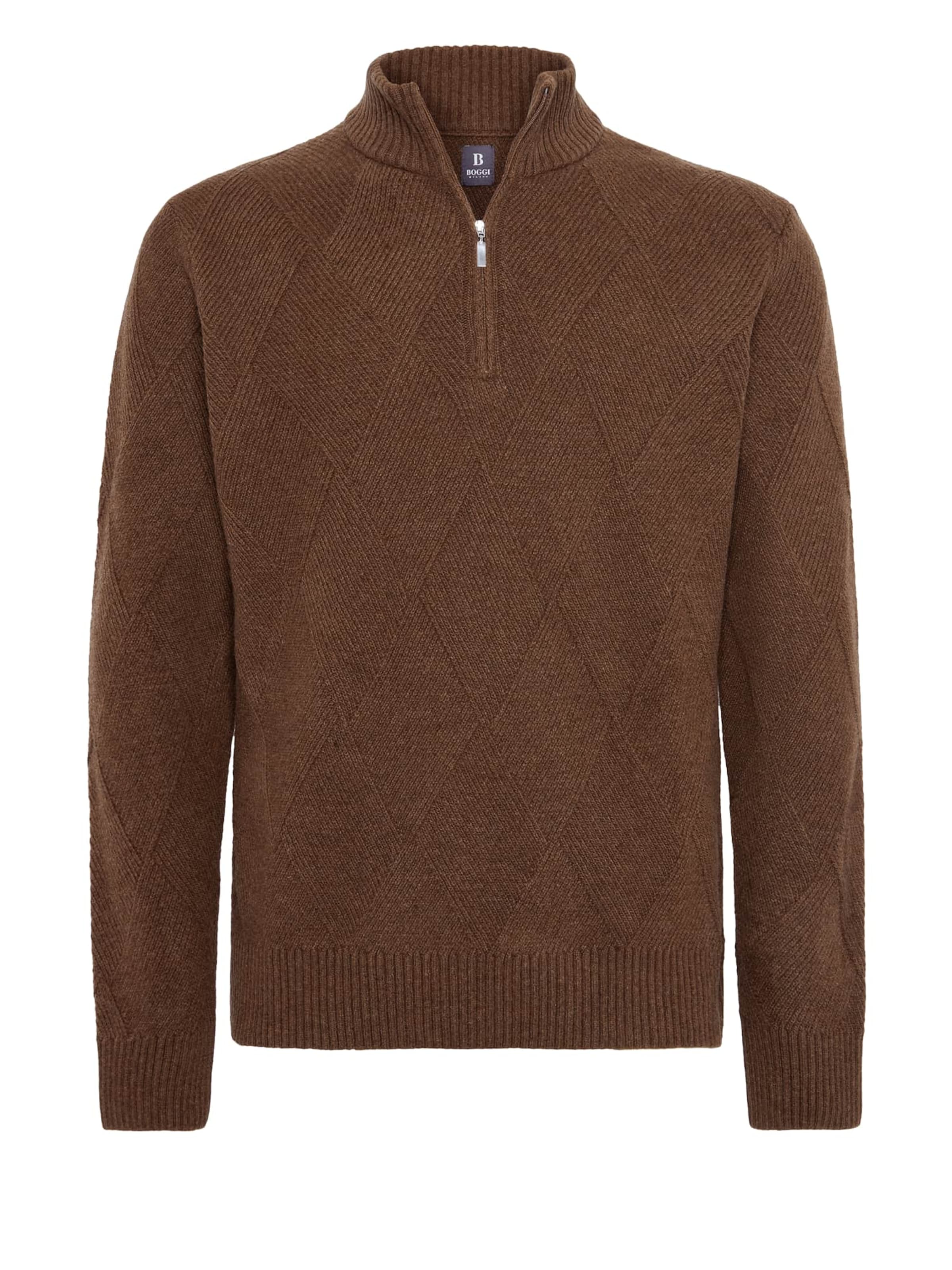 Boggi Milano Pullover in braun, Produktansicht