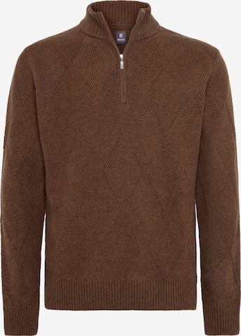 Boggi Milano Pullover in Braun: Vorderseite