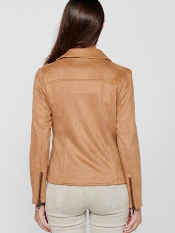 KOROSHI Between-Season Jacket in Brown