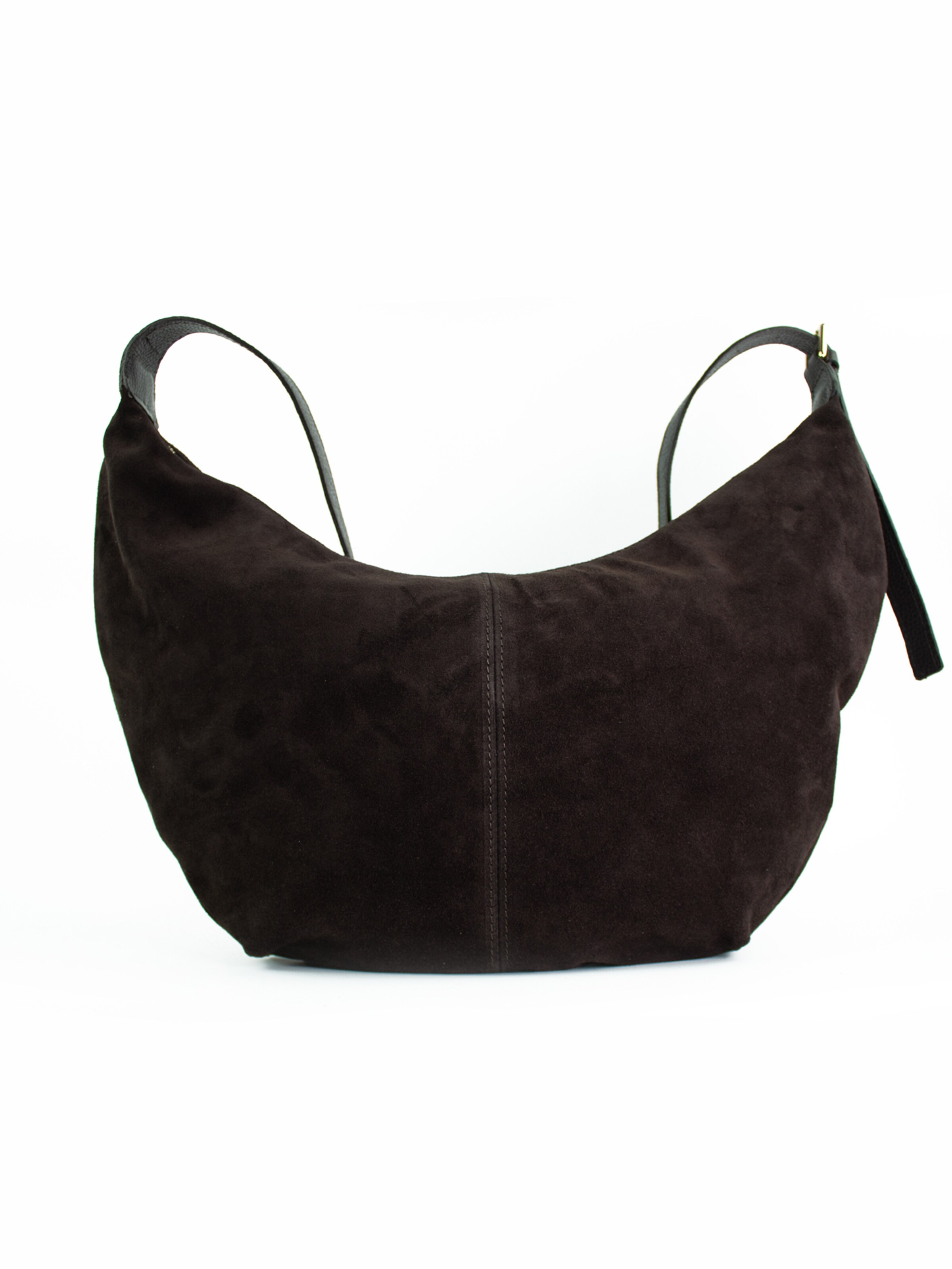 lePelou Schultertasche 'MONA' in Braun: Vorderseite